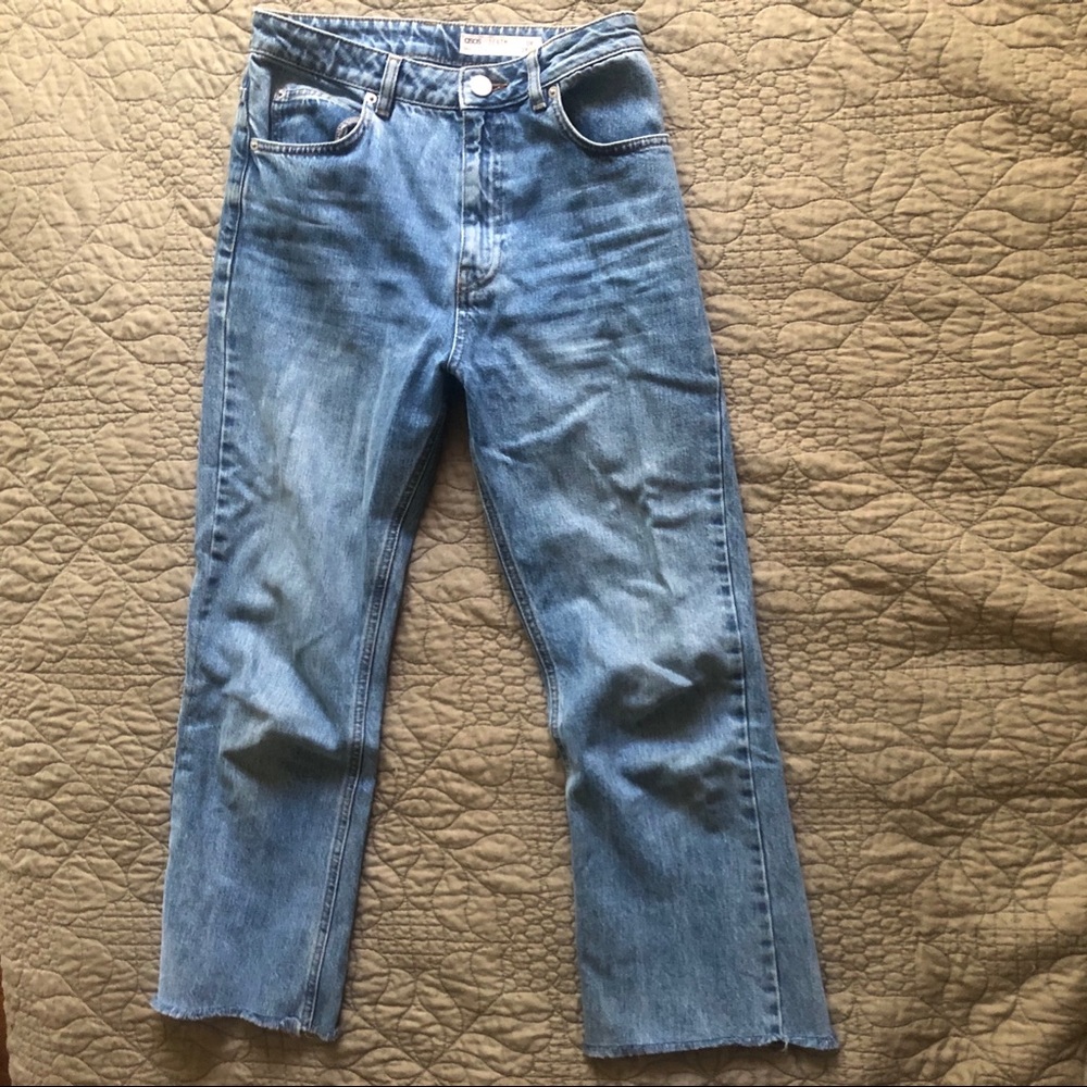 ASOS Cropped High Waisted Jeans